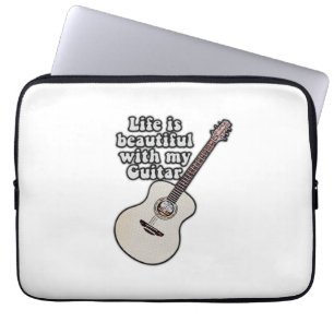positive Gitarrenspieler-Redewendungen Laptopschutzhülle