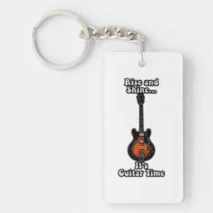 positive Gitarrenwörter für Gitarrenspieler Schlüsselanhänger
