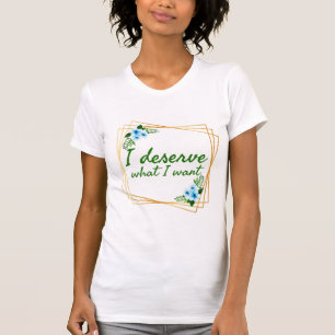 Positive Good Vibes Zitate für das Leben T-Shirt