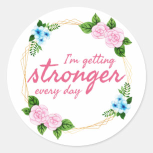 positive gute vibes Zitate für Arbeit Runder Aufkleber