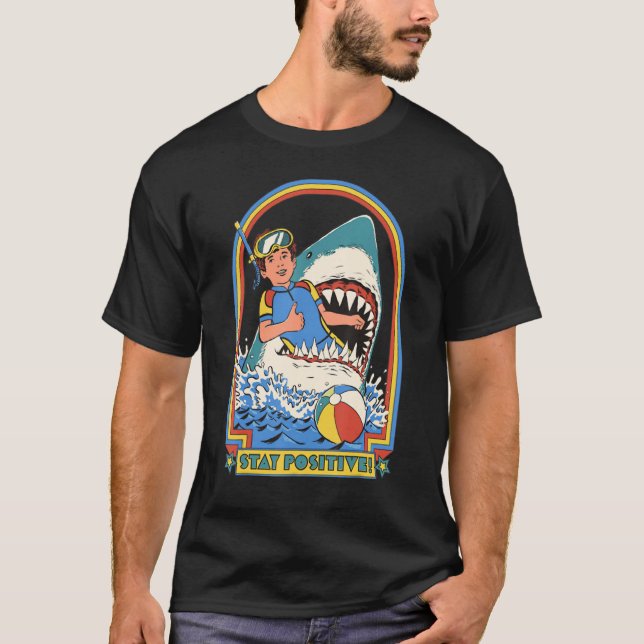 Positive Illustrationen bleibe T-Shirt (Vorderseite)