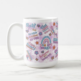 Positive Inspiration Zitate Tasse, Retro Cup Kaffeetasse