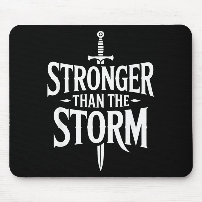 Positive Inspirierende Motivation, Stärker Als T Mousepad (Vorne)