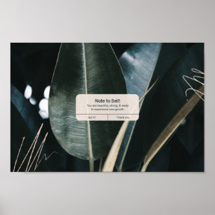 Positive iPhone-Erinnerung und Affirmation Poster