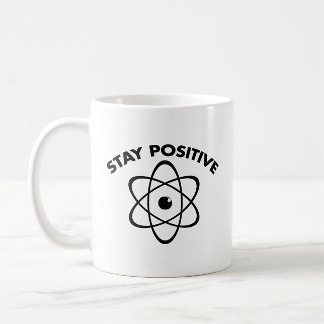 Positive Kaffee-Tasse bleibe Kaffeetasse (Links)