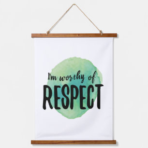 positive Lebensläufe Bekräftigung der Liebe Wandteppich Mit Holzrahmen