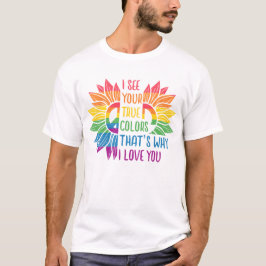 POSITIVE LGBTQ-PRIDE-UNTERSTÜTZUNG T-Shirt