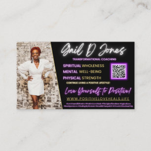 Positive Liebe heilt Business Card Standard Visitenkarte