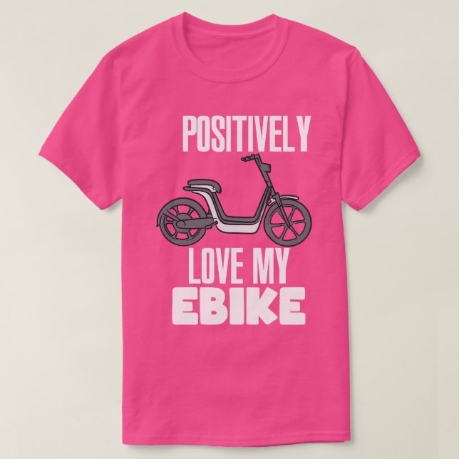Positive Liebe Mein eBike T-Shirt (Design vorne)