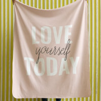 Positive Liebe Sie heute Pastel Pink Zitat