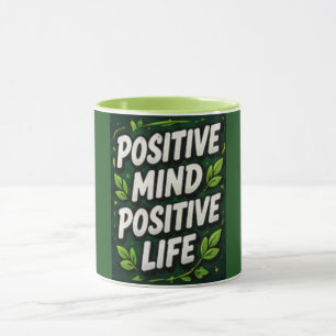 Positive-Mentalität Positive-Leben-Tasse Tasse