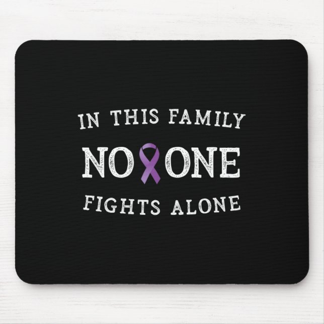 Positive Message Pankreatic Cancer Awareness for W Mousepad (Vorne)