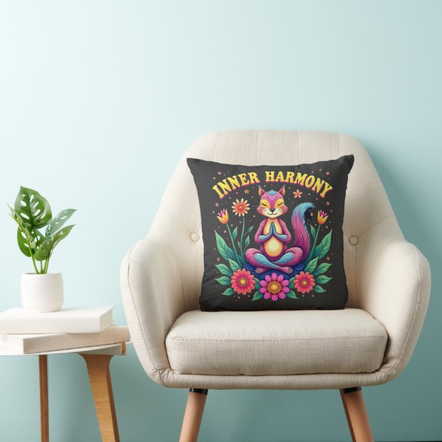 Positive Message Throw Pillow Kissen (Stuhl )