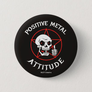 Positive Metallohnwerte Button