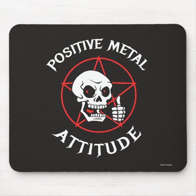 Positive Metallohnwerte Mousepad (Vorne)