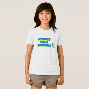 Positive Motivation Ich wähle ruhige Gedanken Tri-Blend Shirt