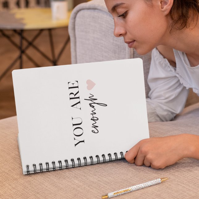 Positive Motivation Sie sind genug Zitat Notizblock (Von Creator hochgeladen)