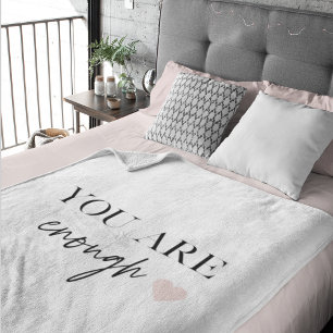 Positive Motivation Sie sind genug Zitat Sherpadecke