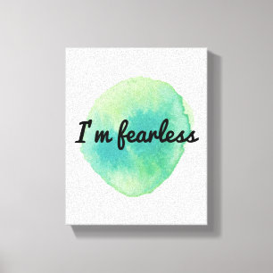 positive motivierend Vibes für Selbstakzeptanz Leinwanddruck
