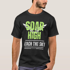 Positive Nachricht Hoch erreicht den Himmel Männer T-Shirt