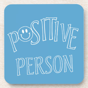 Positive Person Getränkeuntersetzer