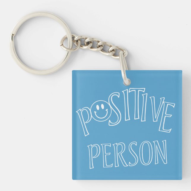 Positive Person Schlüsselanhänger (Vorderseite)