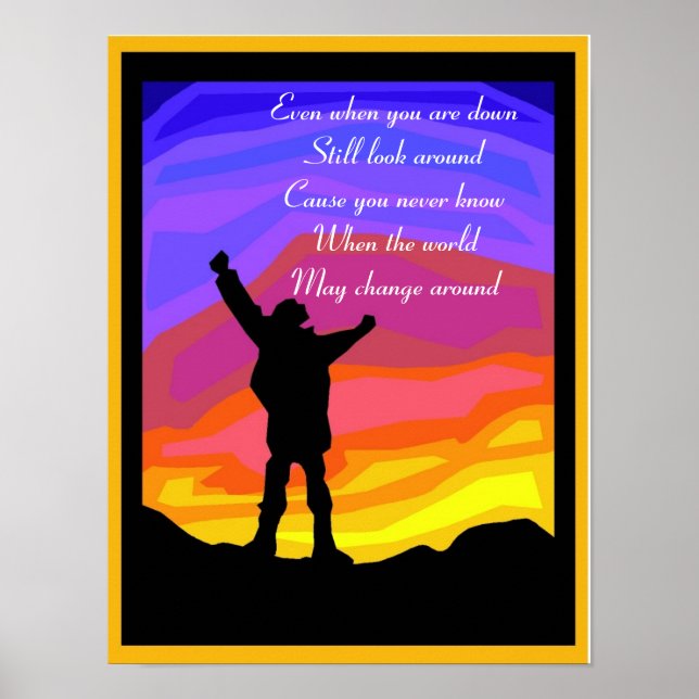 Positive Plakate bleibe (Vorne)