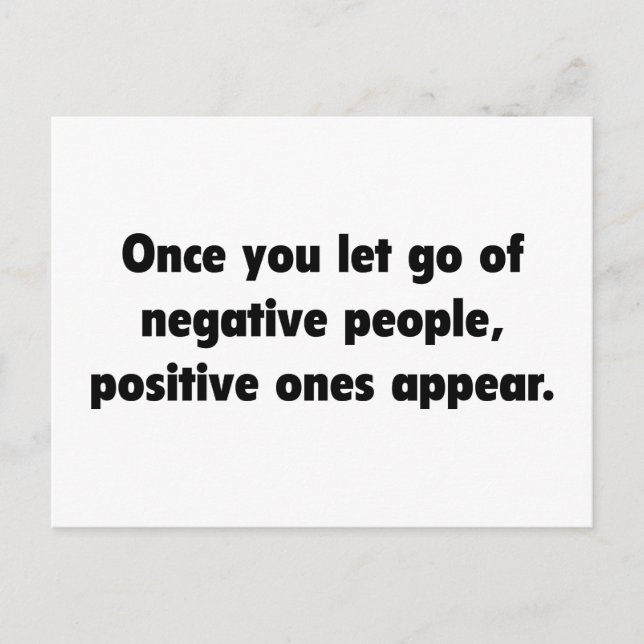Positive Postkarte (Vorderseite)