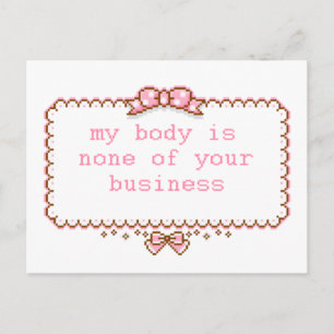 Positive Postkarte