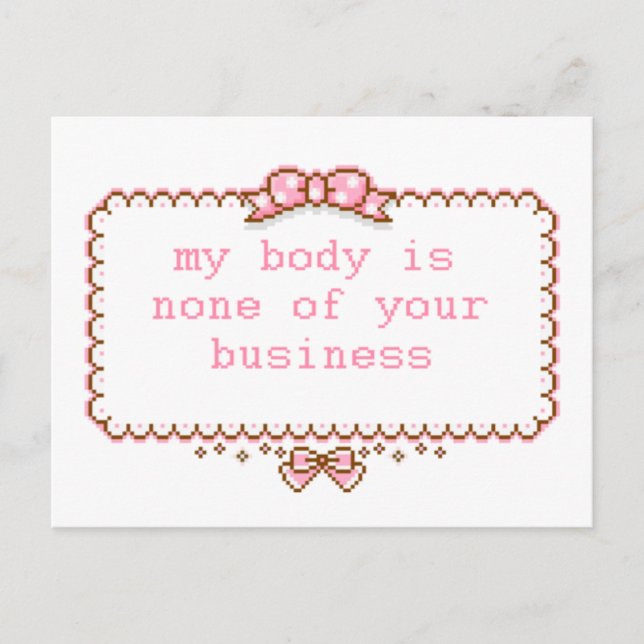 Positive Postkarte (Vorderseite)