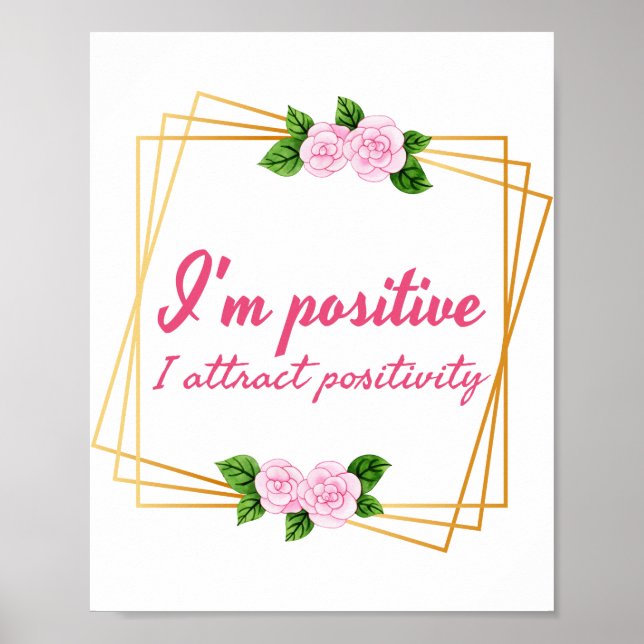positive Redewendungen für die Liebe Poster (Vorne)