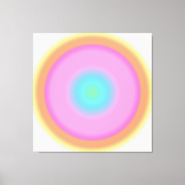 Positive Schwingungen - Farbabweichung Leinwanddruck (Vorderseite)