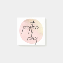 Positive Schwingungens-Post-Itanmerkungen Post-it Klebezettel