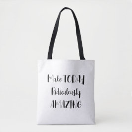 Positive Sicht Inspiration Tote Tasche