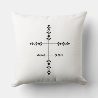 Positive Sunshine Art – Bright Happy Sun and Flowe Kissen