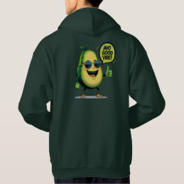 Positive-Vibes-Avocado-Kawaii-Frucht-Pun-Hoodie Hoodie
