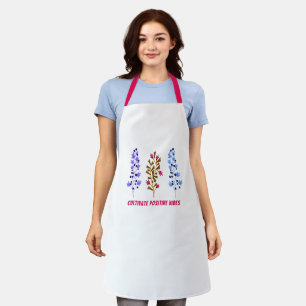 Positive Vibes Blumengarten Print Women's Floral G Schürze