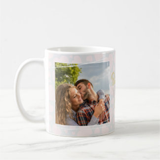Positive Vibes fügen nur Foto personalisiert hinzu Kaffeetasse