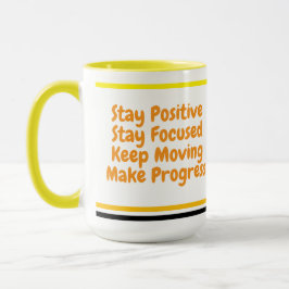 Positive Vibes für Mitarbeiter bleibe | Motivieren Tasse