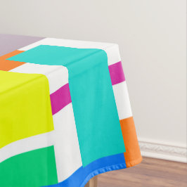 Positive Vibes Happy Colors Abstrakt Art Blocks Tischdecke