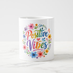 Positive Vibes Jumbo-Tasse