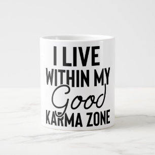 Positive Vibes Motivierend Angebot Jumbo-Tasse