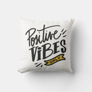 Positive Vibes Motivierende Lebenserfolg-Einstellu Kissen