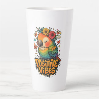“Positive Vibes” Parrot Milchtasse