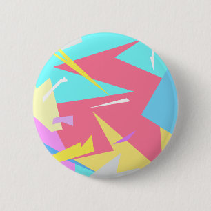 Positive Vibes Pastel Farben Abstrakt Button