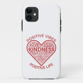 Positive Vibes Positive Life iPhone 11 Fall Case-Mate iPhone Hülle