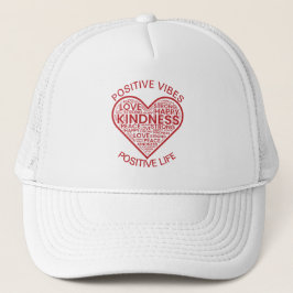 Positive Vibes Positive Life Trucker Hat Truckerkappe