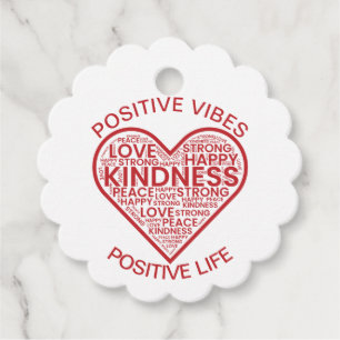 Positive Vibes Positives Leben Favorit-Schilder Geschenkanhänger