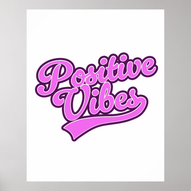 Positive Vibes Poster (Vorne)