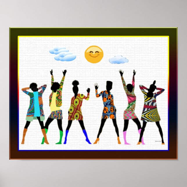 Positive Vibes Poster (Vorne)